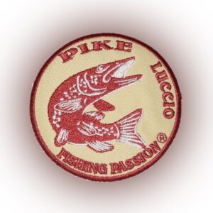 Toppa Patch  Fishing Passion con ricamo Luccio Pike