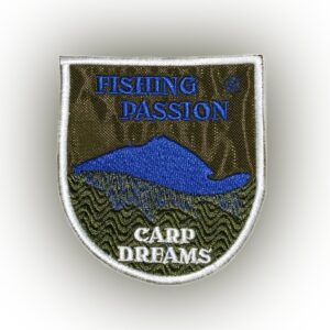 Toppa Patch ricamata Fishing Passion Carpa da Sogni