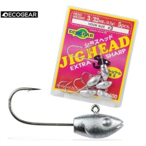 Ecogear jig head EXTRA SHARP punta fine