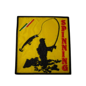 Toppa Patch ricamata Fishing Passion SPINNING