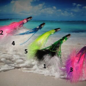 Trolling con piume naturali di MARABOU cm. 18