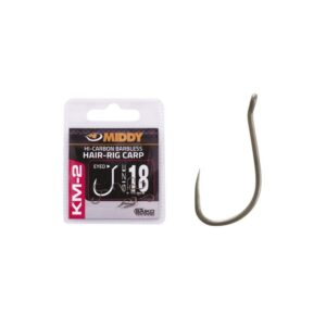 Middy km-2 hair rig heyed hooks senza ardiglione con anello BARBLESS