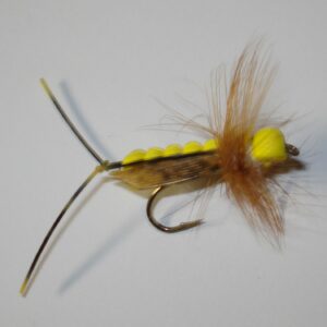 Mosca BSF Dry artigianale FOAM HOPPER Yellow amo # 8